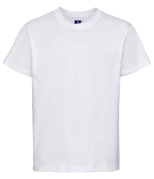 Russell Athletic 180B Kids Classic Ringspun T-Shirt in White