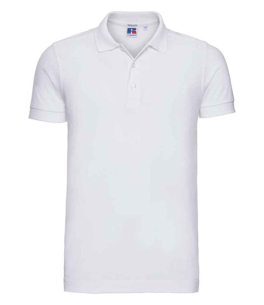 Russell Athletic 566M Stretch Piqué Polo Shirt