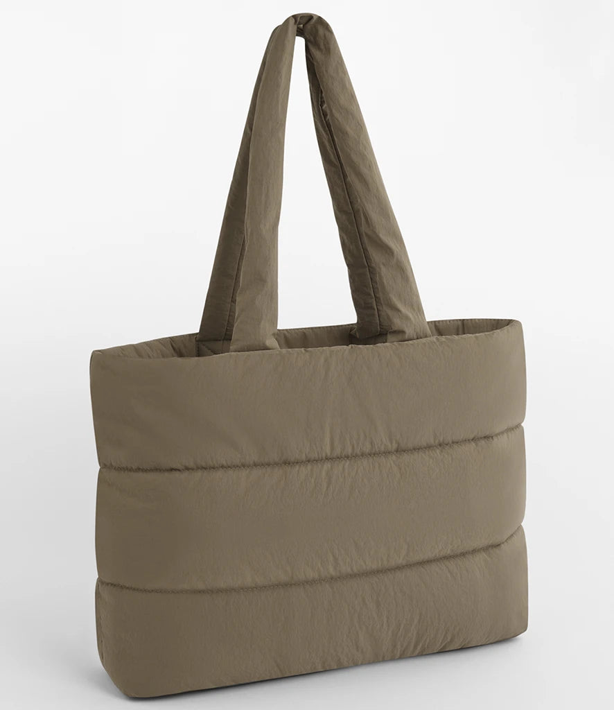 BagBase BG701 Quilted Tote Bag in Earthy Green