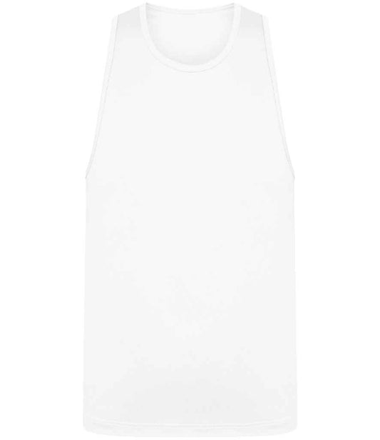 Just Cool JC007B AWDis Kids Cool Vest in Arctic White