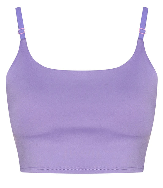 Just Cool JC217 Ladies Cool Recycled Tech Sports Bra in Digital Lavender
