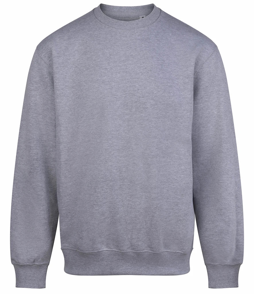 Just Hoods JH113 AWDis Vision Heavyweight Sweatshirt in Heather Grey