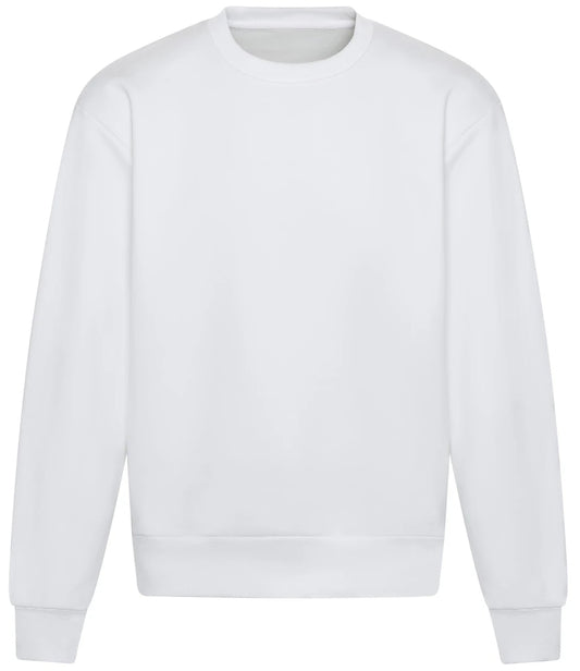 Just Hoods JH123 AWDis Signature Heavyweight Sweatshirt in Arctic White