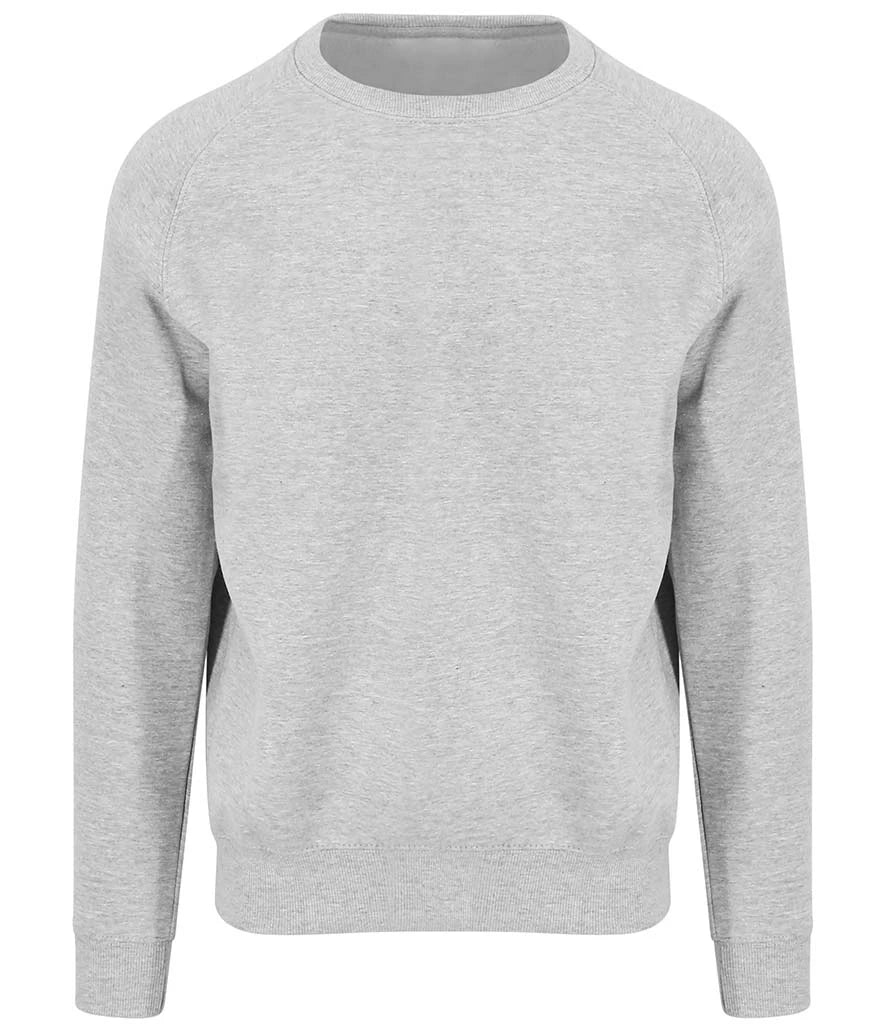 Just Hoods JH130 AWDis Graduate Heavyweight Sweatshirt in Heather Grey