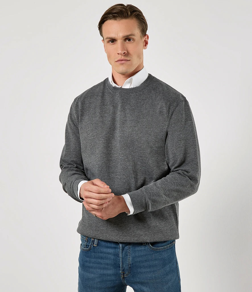 Kustom Kit K302 Kustom Kit Klassic Sweatshirt in Dark Grey Marl
