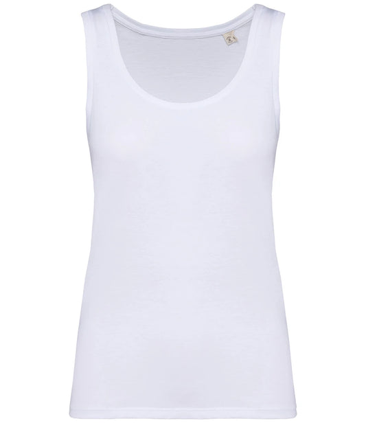 Native Spirit NS341 Ladies Tank Top in White