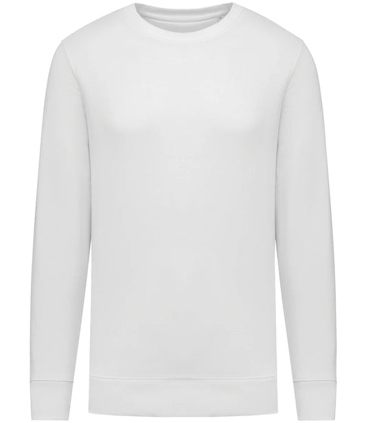 Native Spirit NS400 Native Spirit Unisex Crew Neck Sweatshirt in White