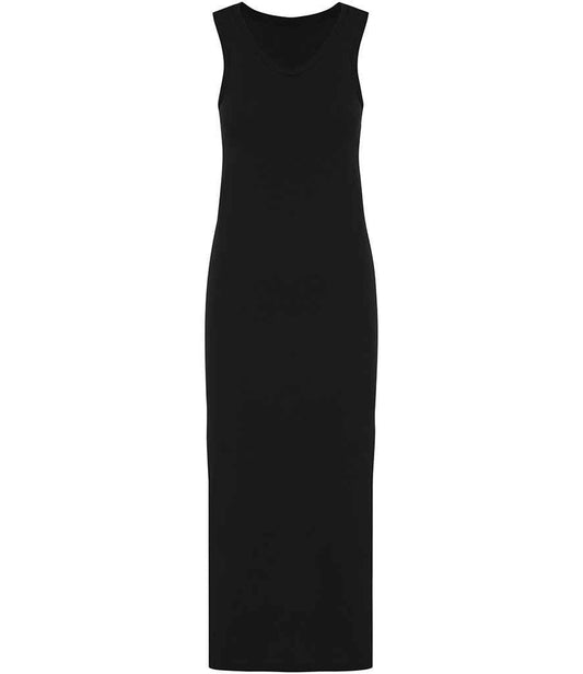 Native Spirit NS5012 Ladies Jersey Washed Dress in Washed Coal Grey