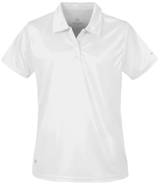 Stormtech PS1W Ladies Apollo H2X-DRY Polo Shirt in White
