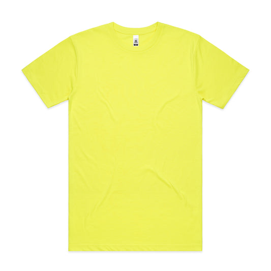 AS Colour 5050F Block Safety Tee Safety Yellow
