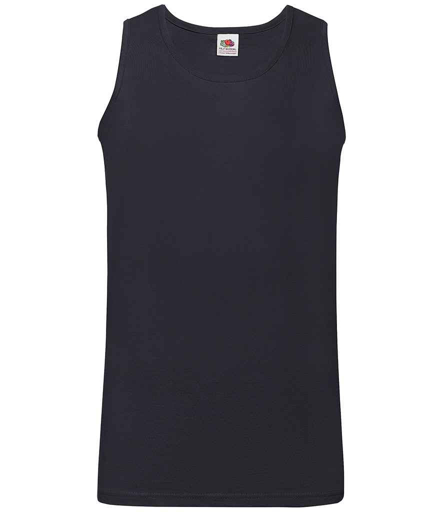 Fruit of the Loom SS18 Athletic Vest in Deep Navy