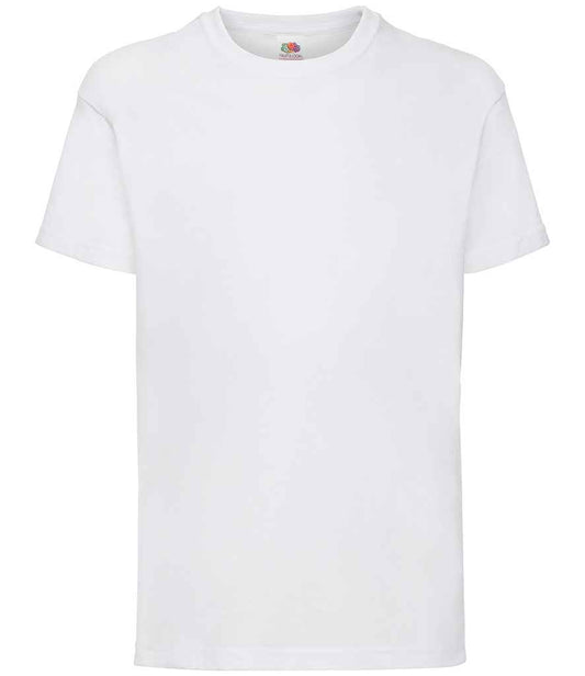 Fruit of the Loom SS6B Kids Value T-Shirt in White