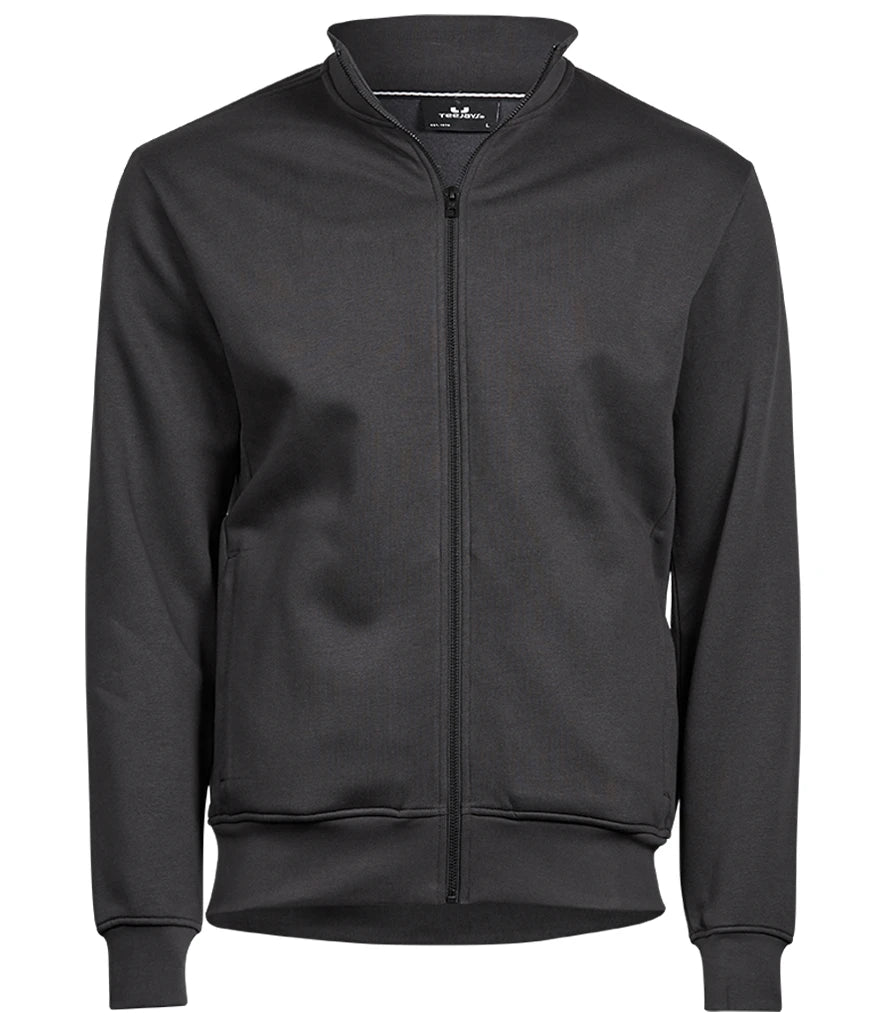 Tee Jays T5440 Tee Jays Full Zip Sweat Jacket in Dark Grey