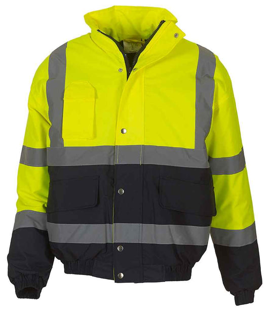 Yoko YK201 Hi-Vis Two Tone Bomber Jacket