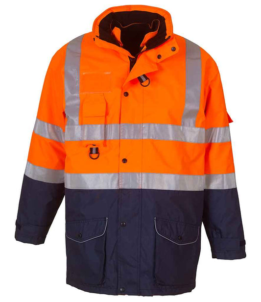 Yoko YK209 Hi-Vis Multi-Function 7-in-1 Jacket