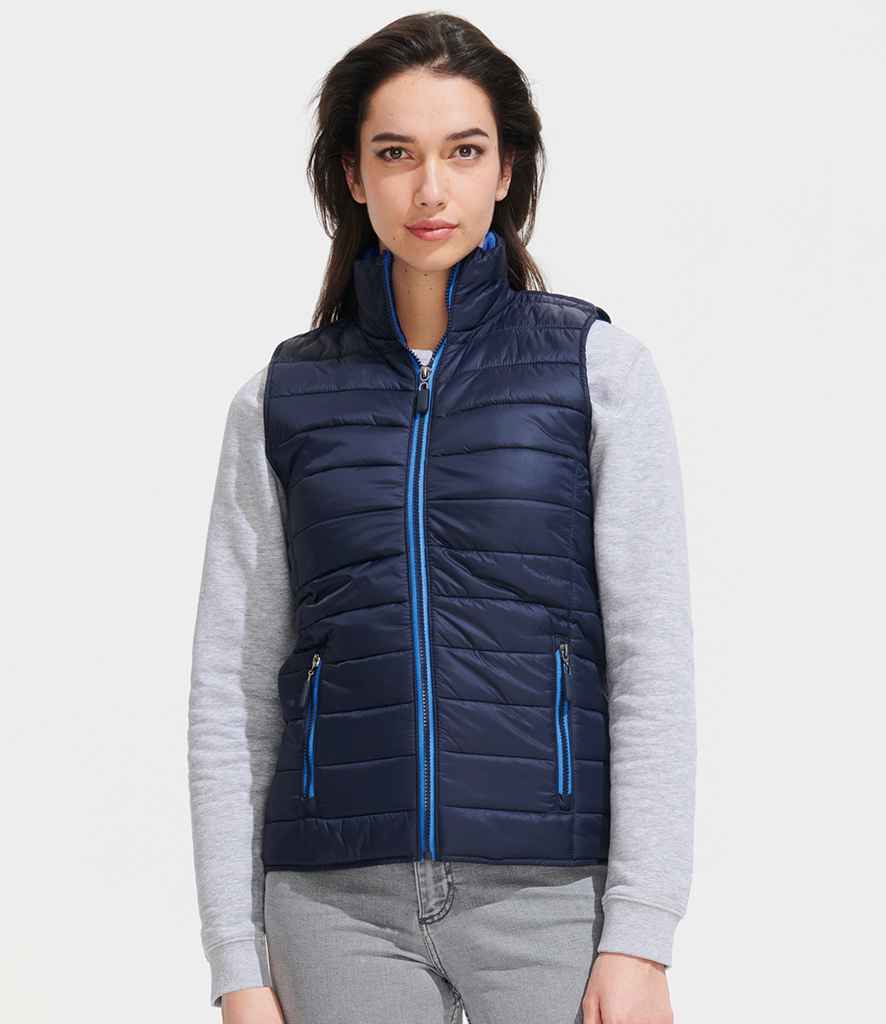 SOLS 01437 SOL'S Ladies Wave Bodywarmer in Navy