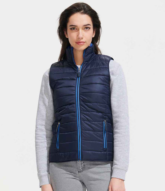 SOLS 01437 SOL'S Ladies Wave Bodywarmer in Navy