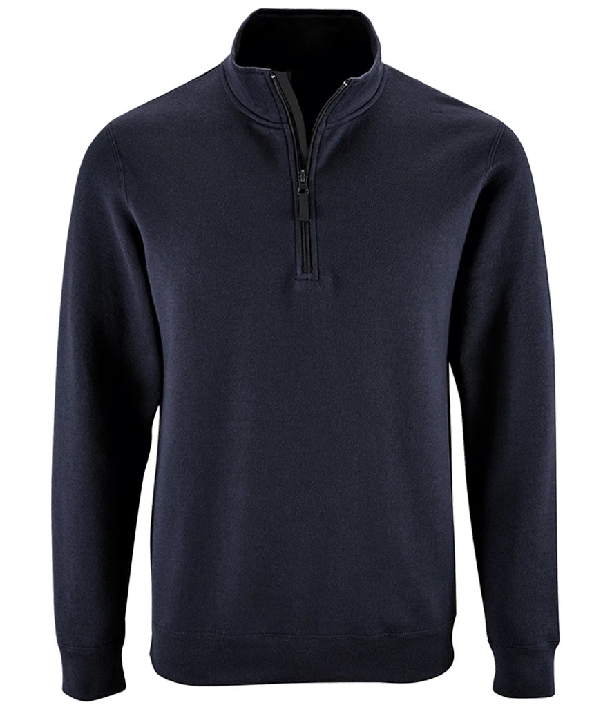 SOLS 02088 SOL'S Stan Contrast Zip Neck Sweatshirt