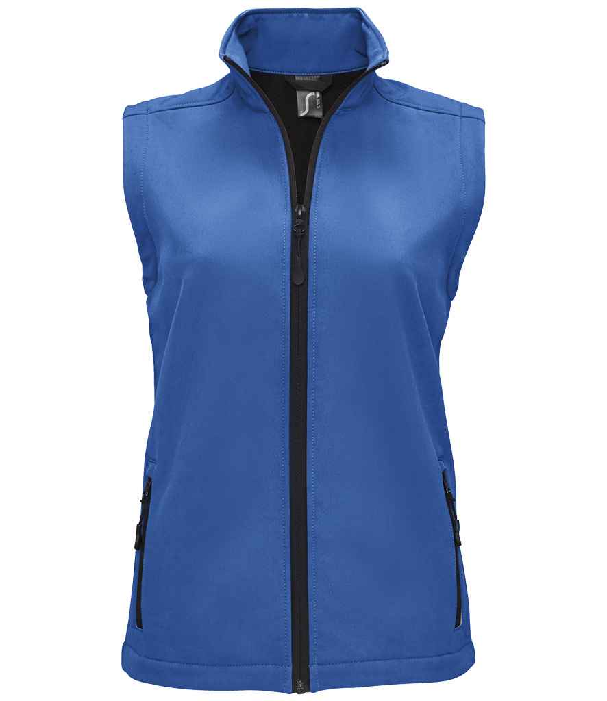 SOLS 02888 SOL'S Ladies Race Soft Shell Bodywarmer in Royal Blue