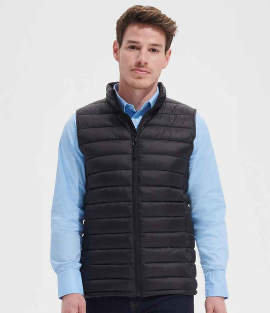 SOLS 02889 SOL'S Wilson Lightweight Padded Bodywarmer in Black