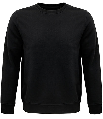 SOLS 03574 SOL'S Unisex Comet Organic Sweatshirt in Black