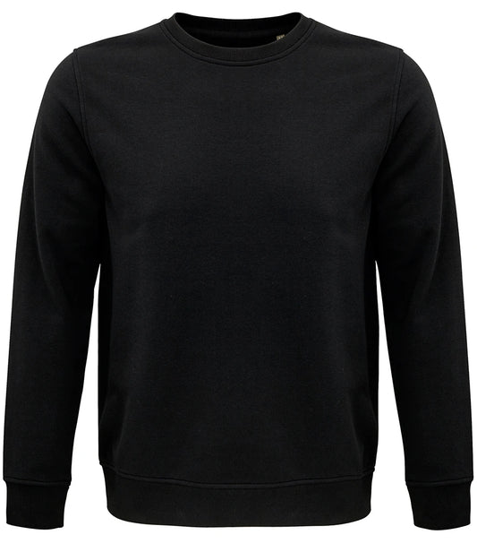SOLS 03574 SOL'S Unisex Comet Organic Sweatshirt in Black