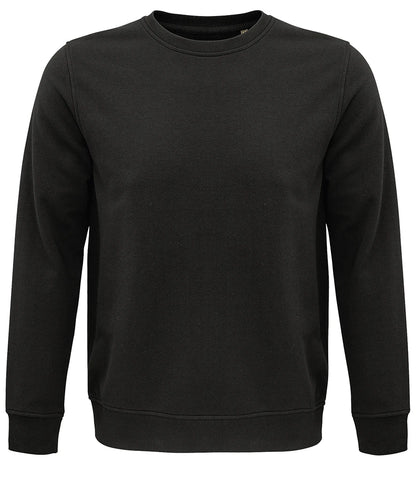 SOLS 03574 SOL'S Unisex Comet Organic Sweatshirt in Deep Charcoal
