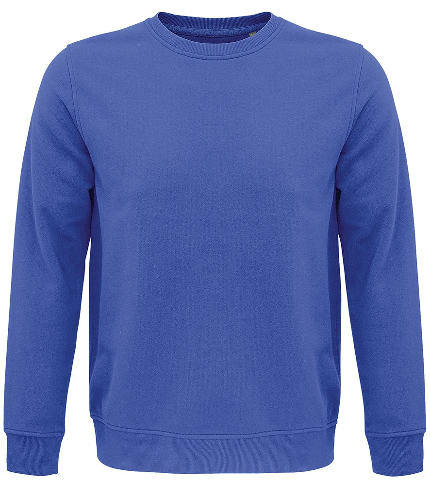 SOLS 03574 SOL'S Unisex Comet Organic Sweatshirt in Royal Blue