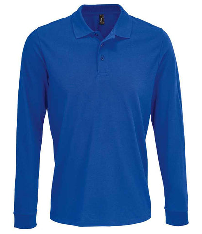 SOLS 03983 SOL'S Unisex Prime Long Sleeve Piqué Polo Shirt