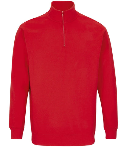 SOLS 04234 SOL'S Unisex Conrad 1/4 Zip Sweatshirt in Bright Red