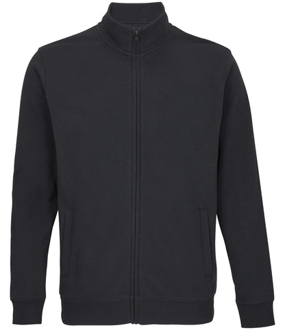 SOLS 04240 SOL'S Unisex Cooper Full Zip Sweat Jacket in Black