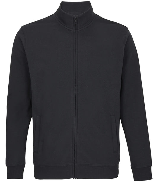 SOLS 04240 SOL'S Unisex Cooper Full Zip Sweat Jacket in Black