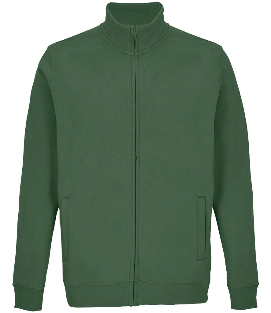 SOLS 04240 SOL'S Unisex Cooper Full Zip Sweat Jacket in Bottle Green