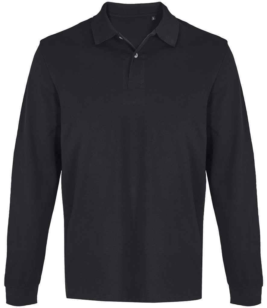 SOLS 04441 SOL'S Unisex Pacific Long Sleeve Piqué Polo Shirt