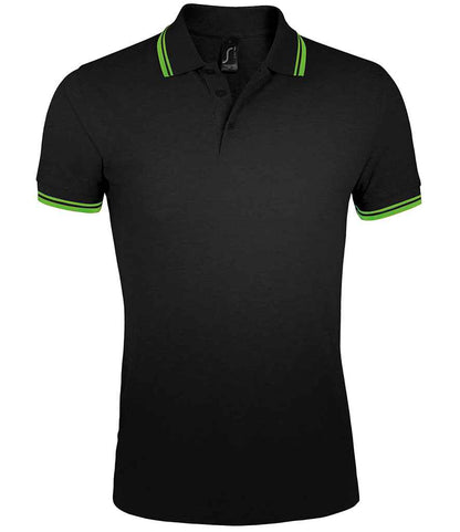 SOLS 10577 SOL'S Pasadena Tipped Cotton Piqué Polo Shirt