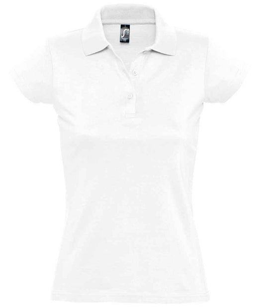 SOLS 11376 SOL'S Ladies Prescott Cotton Jersey Polo Shirt