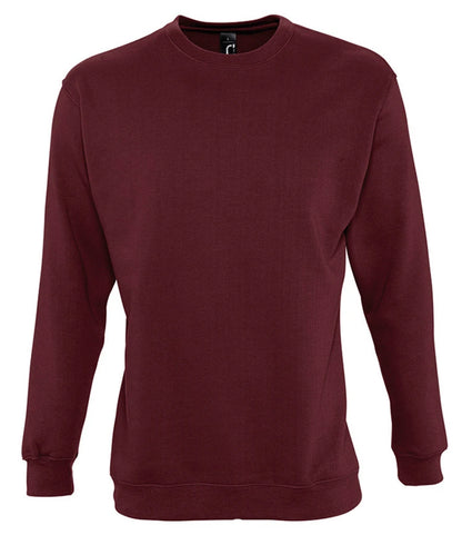 SOLS 13250 SOL'S Unisex New Supreme Sweatshirt in Burgundy