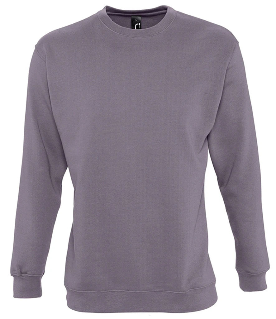 SOLS 13250 SOL'S Unisex New Supreme Sweatshirt in Grey