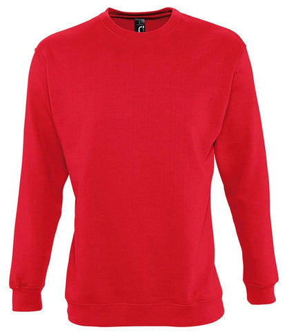 SOLS 13250 SOL'S Unisex New Supreme Sweatshirt in Red