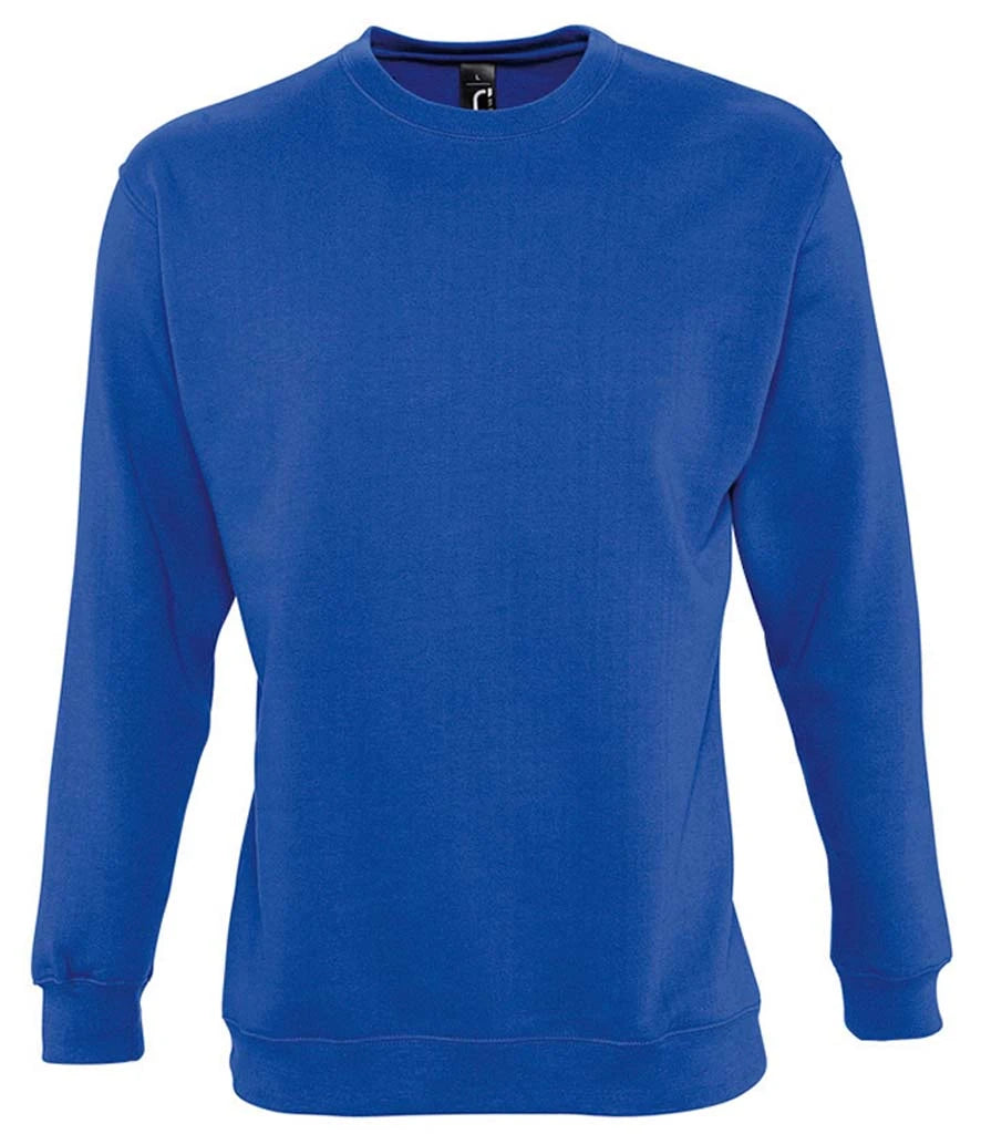 SOLS 13250 SOL'S Unisex New Supreme Sweatshirt in Royal Blue
