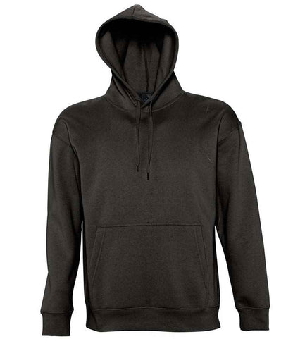 SOLS 13251 Slam Hooded Sweatshirt in Black