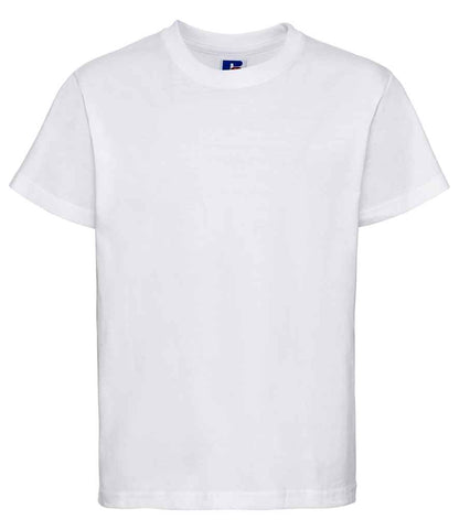 Russell Athletic 180B Kids Classic Ringspun T-Shirt in White
