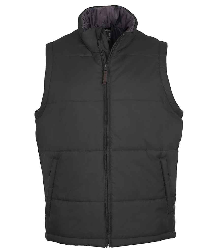 SOLS 44002 SOL'S Unisex Warm Bodywarmer in Charcoal