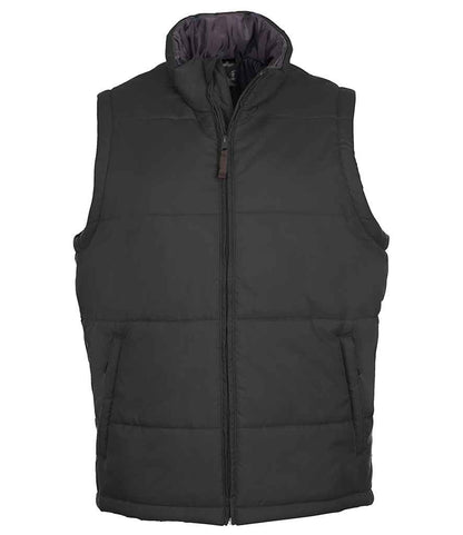 SOLS 44002 SOL'S Unisex Warm Bodywarmer in Charcoal
