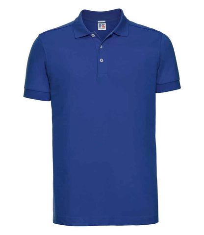Russell Athletic 566M Stretch Piqué Polo Shirt