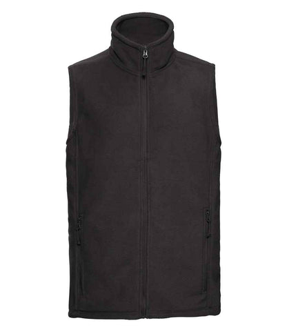 Russell Athletic 872M Russell Athletic Outdoor Fleece Gilet in Black