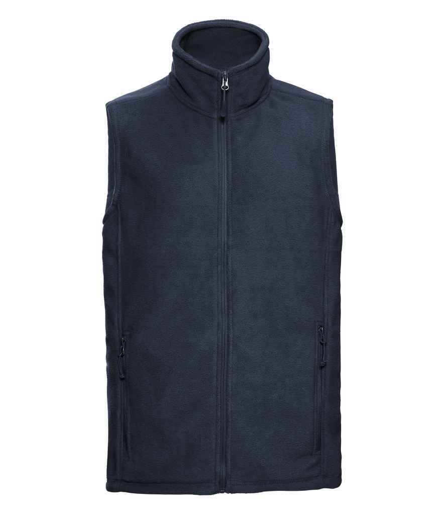 Russell Athletic 872M Russell Athletic Outdoor Fleece Gilet in French Navy