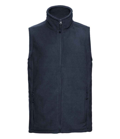 Russell Athletic 872M Russell Athletic Outdoor Fleece Gilet in French Navy