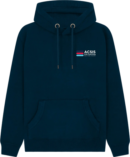 ACSIS Ultra Premium Hoodie Navy Full Colour logo