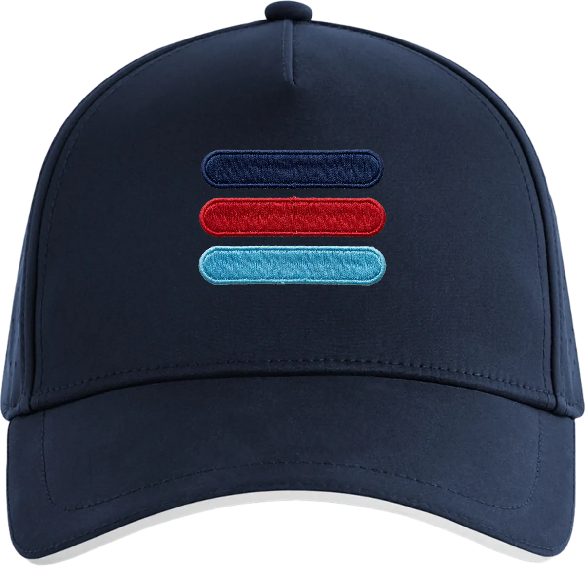 ACSIS Accelerate Cap navy front view with three-bar ACSIS logo